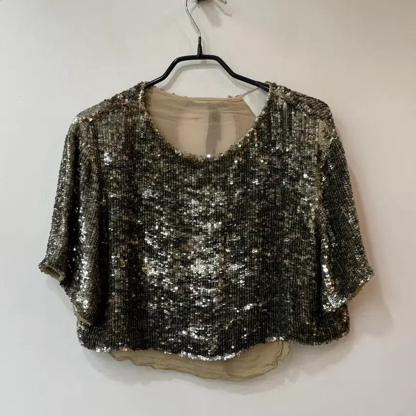 [BUNJANG] 3.1 Phillip Lim Sequin Crop Top Size 4 / 3.1 필립림 스팽클 크롭 탑 size 4