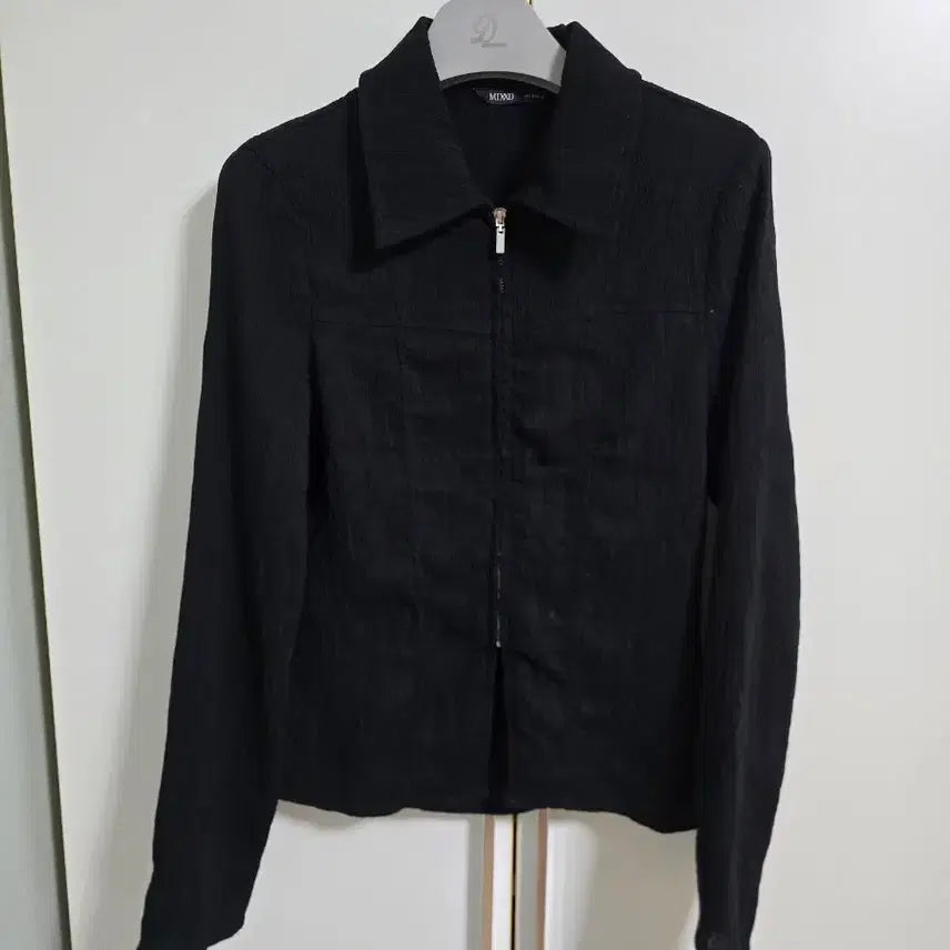 [BUNJANG] MIXXO Black Rayon Jacket (Size S) / MIXXO 블랙 레이온 자켓 S