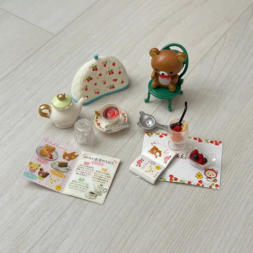 [BUNJANG] Rilakkuma Re-Ment British Afternoon Tea 2 & 4 Bundle Set / 리락쿠마 리멘트 브리티시 영국 티타임 2, 4 일괄