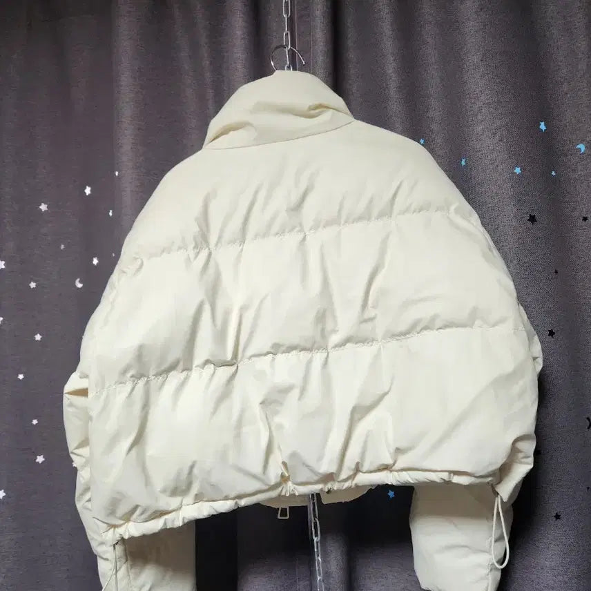 [BUNJANG] leshop Cropped Puffer Padding Jacket White Free Size / 최상컨 //르샵 leshop 크롭 푸퍼 패딩 화이트-free