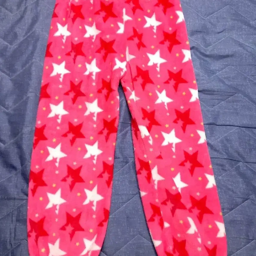 [BUNJANG] Red Soft Pajama Pants / (미착용 새상품!) 부들부들한 빨간 수면 바지