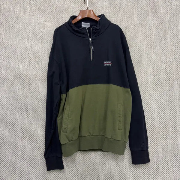 [BUNJANG] Covernat Half-Zip Sweatshirt XL / 커버낫 반집업 스웻셔츠 맨투맨 XL H06873