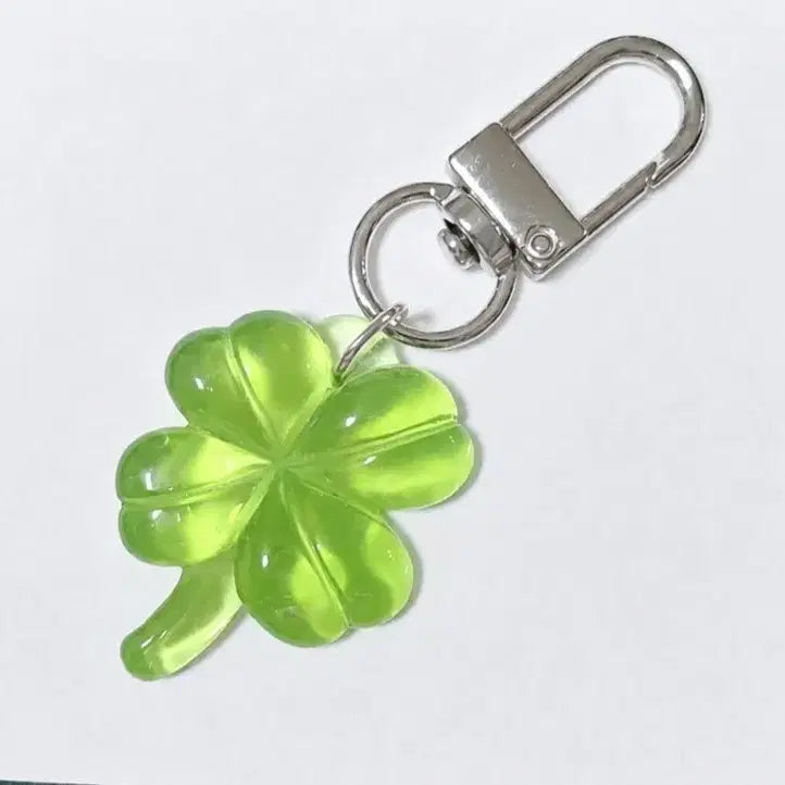 [BUNJANG] Lucky Four-Leaf Clover Keyring / [신상품]행운의 네잎클로버 키링