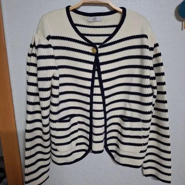 [BUNJANG] Imvely Striped Cardigan / 임블리  가디건  66~반