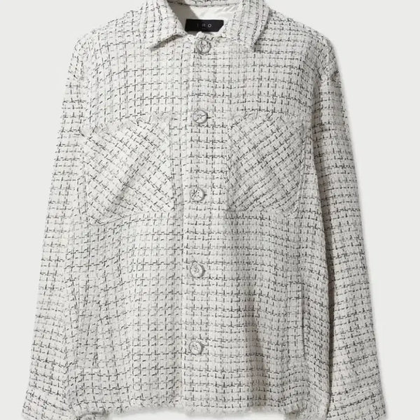 [BUNJANG] IRO White Tweed Jacket (Size L) / [이로] IRO 화이트 트위드 자켓 (Size : L)
