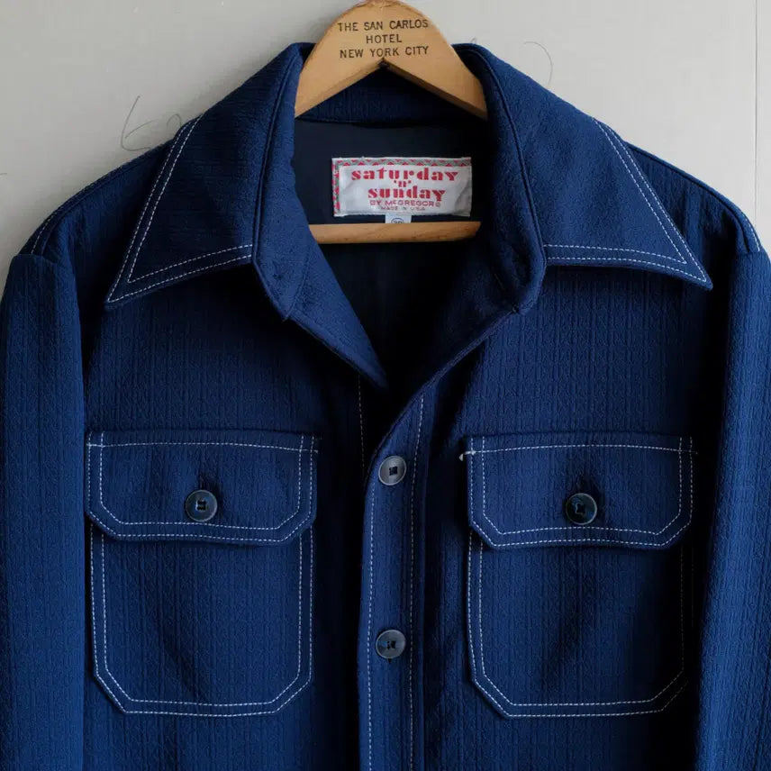 [BUNJANG] 1970s Made In USA McGregor Poly Double Knit Jacket / 1970s Made In USA 맥그리거 Poly Double Knit Jacket