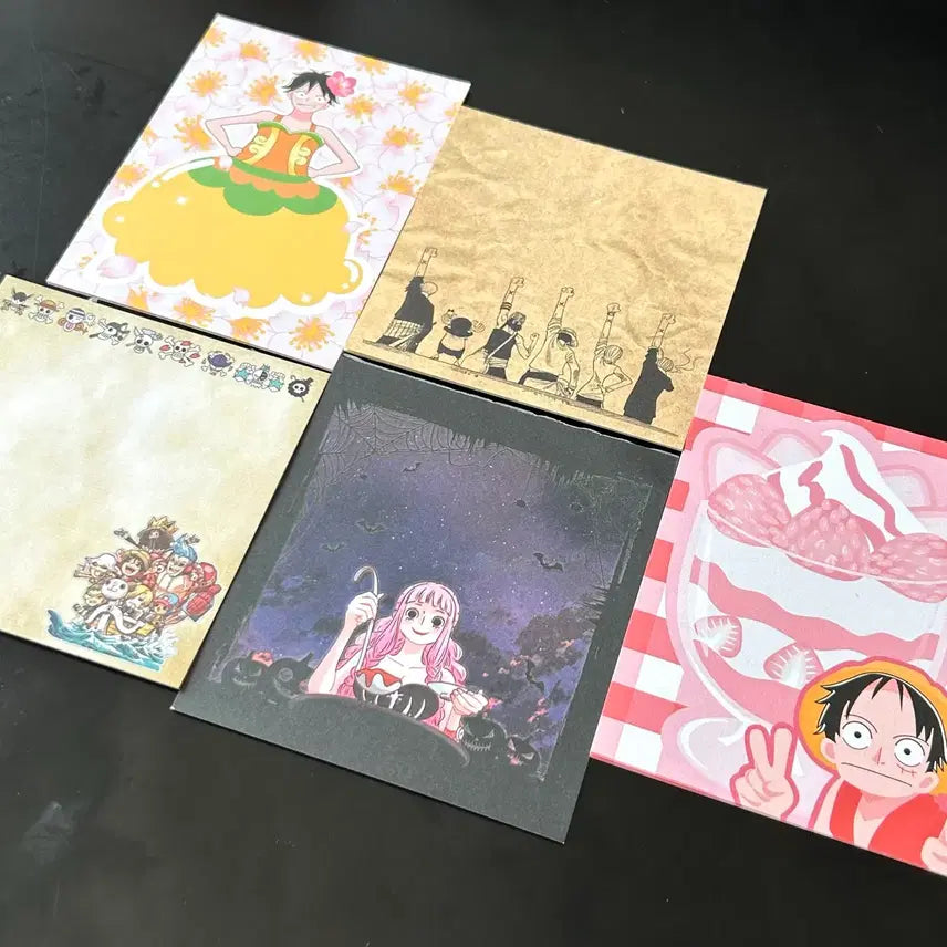 [BUNJANG] One Piece Sticky Memo Pad Set (Bundle) / 떡메 떡믹 떡메모지 세트 - 원피스 (2)