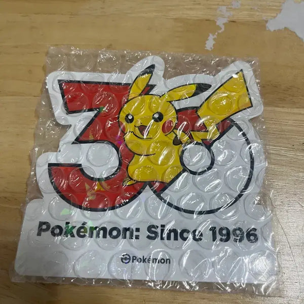 [BUNJANG] Pokemon 30th Anniversary Pikachu Sticker / 포켓몬 30주년 기념 스티커 피카츄