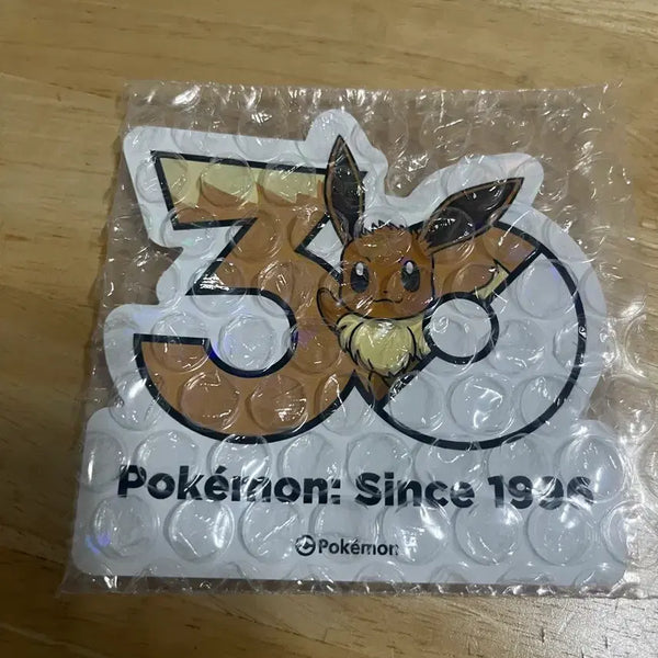[BUNJANG] Pokemon 30th Anniversary Eevee Sticker / 포켓몬 30주년 기념 스티커 이브이