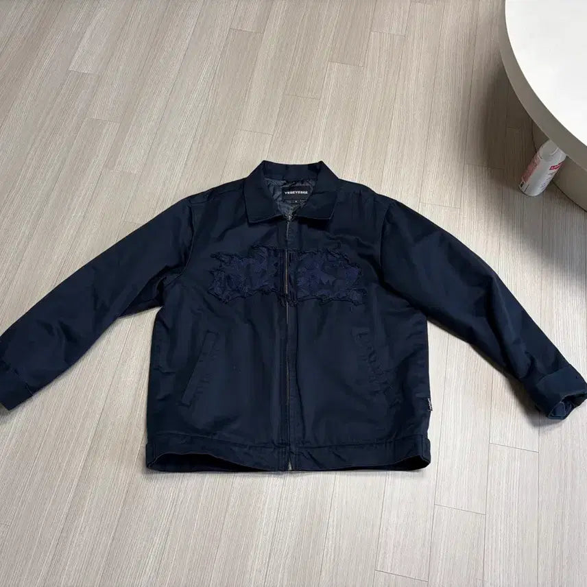 [BUNJANG] YESEYESEE Tribal Work Jacket Navy / 예스아이씨 Tribal Work Jacket 네이비