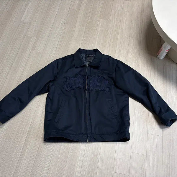 [BUNJANG] YESEYESEE Tribal Work Jacket Navy / 예스아이씨 Tribal Work Jacket 네이비