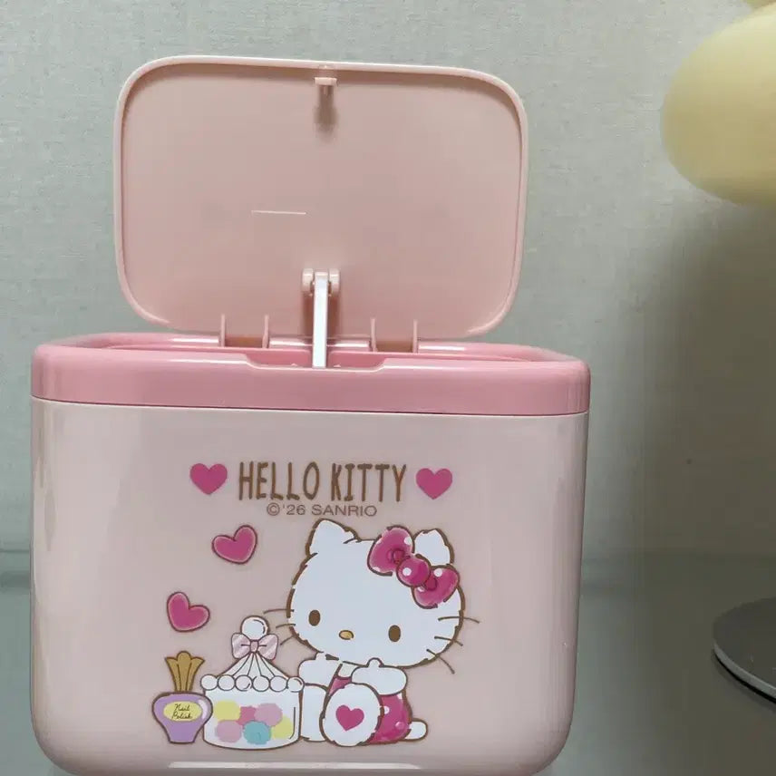 [BUNJANG] Hello Kitty Storage Box Pink / 헬로키티 수납함 핑크