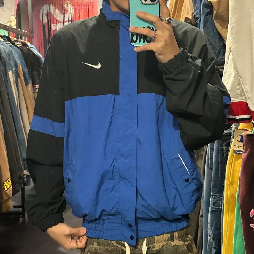 [BUNJANG] Nike Windbreaker Blue / [IM] 나이키 바람막이 블루
