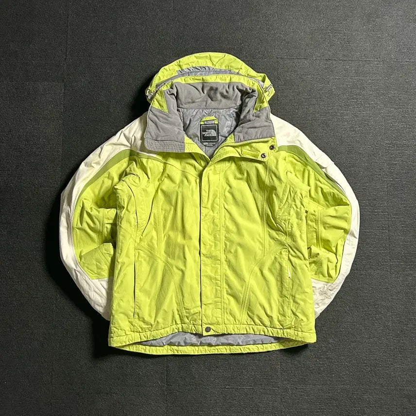 [BUNJANG] The North Face Hi-Event Lime Hooded Jacket / 노스페이스 하이벤트 라임 후드 자켓