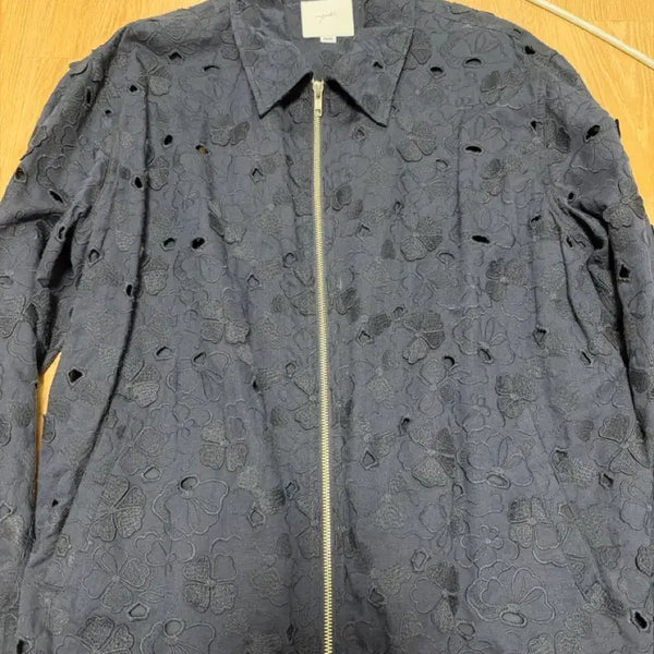 [BUNJANG] Yous Zip-up Collar Jacket Navy, Size M / 유스 집업 카라 자켓 Zip-up Collar Jacket 네이비 M 사이즈