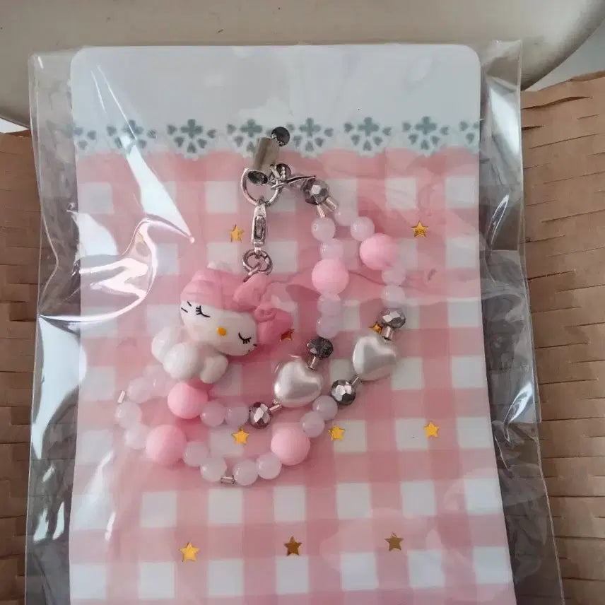 [BUNJANG] Hello Kitty Bathrobe Keychain / 키티 키링