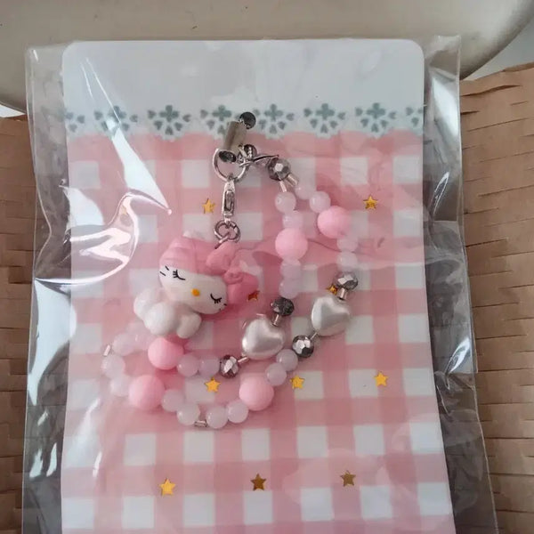 [BUNJANG] Hello Kitty Bathrobe Keychain / 키티 키링