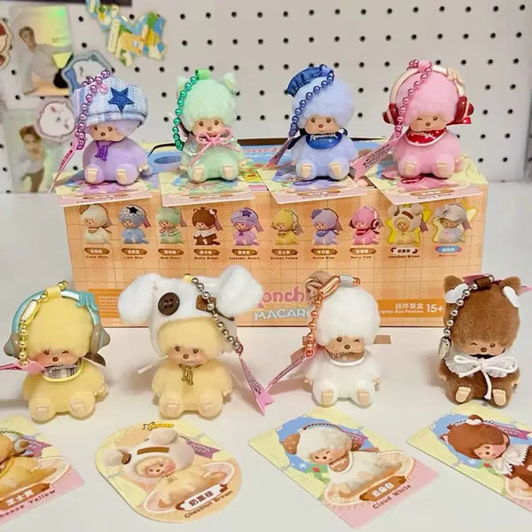 [BUNJANG] Monchhichi Macaron Mini Keyring Full Box Set / 몬치치 마카롱 미니 키링 홀박스 세트