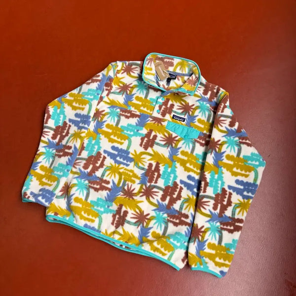 [BUNJANG] Patagonia Synchilla Fleece Tree Pattern L / 파타고니아 신칠라 트리 패턴 새상품 L