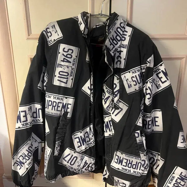 [BUNJANG] Supreme Licensed Pattern Puffer Padding Jacket / 슈프림 라이센스 푸퍼 패딩