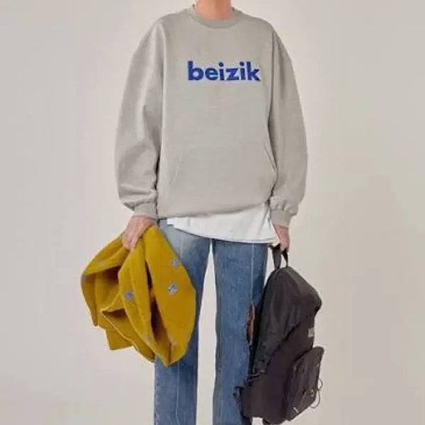 [BUNJANG] Ader Error Basic Logo Sweatshirt A1 / [A1] 아더에러 베이직 로고 스웨트셔츠