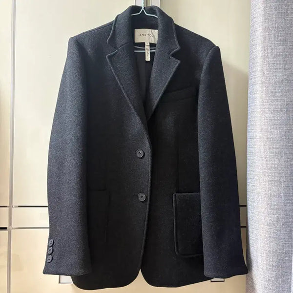 [BUNJANG] ANDYOU Wool Jacket Free Size / 앤유 울 자켓/상태좋음/정가 298,000/프리