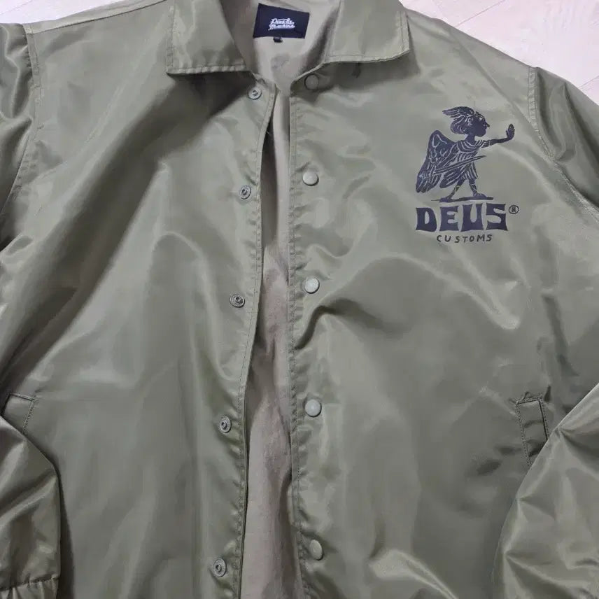 [BUNJANG] Deus Ex Machina Devil Coach Jacket XL / 데우스 엑스 마키나 데빌 코치자켓 xl