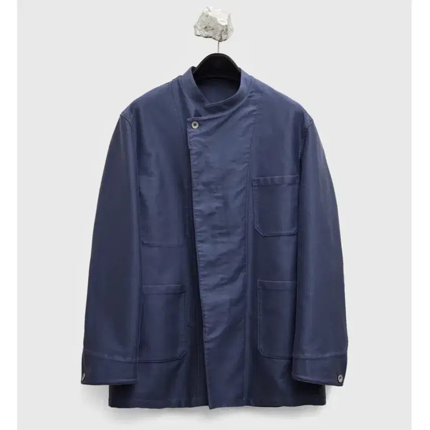 [BUNJANG] YOUTH French Work Jacket Washed Blue / 유스 몰스킨 프렌치 워크자켓 워시드블루