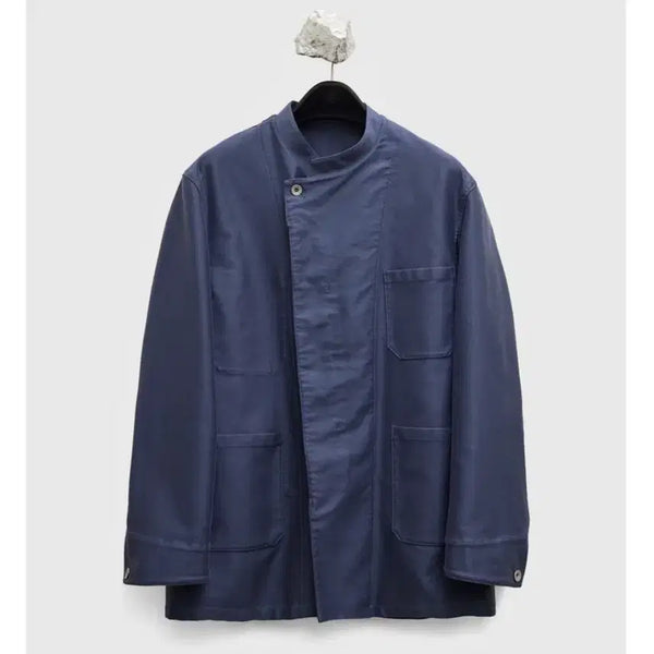 [BUNJANG] YOUTH French Work Jacket Washed Blue / 유스 몰스킨 프렌치 워크자켓 워시드블루