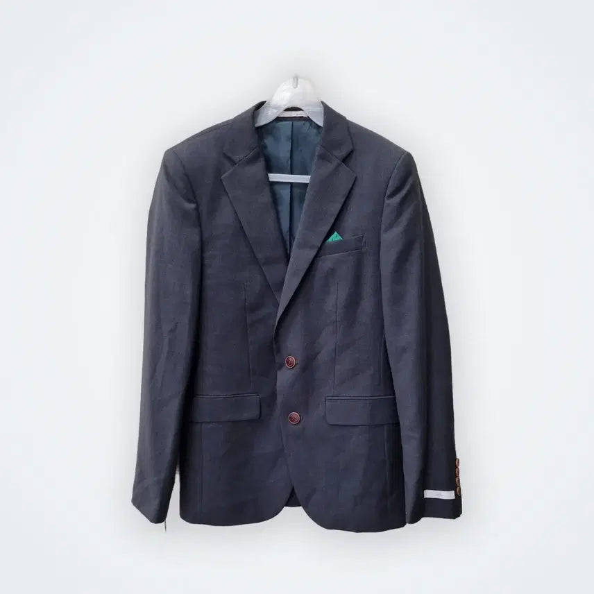 [BUNJANG] Ziozia Charcoal Grey Wool Blend Jacket / [95] 지오지아 차콜 그레이 자켓