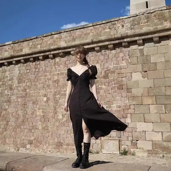 [BUNJANG] Pletta 91 Deep V-neck Dress / 플레따 91 Deep V-neck Dress