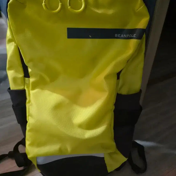 [BUNJANG] Beanpole Outdoor Lightweight Backpack Yellow / 빈폴 아웃도어 경량 백팩 옐로우