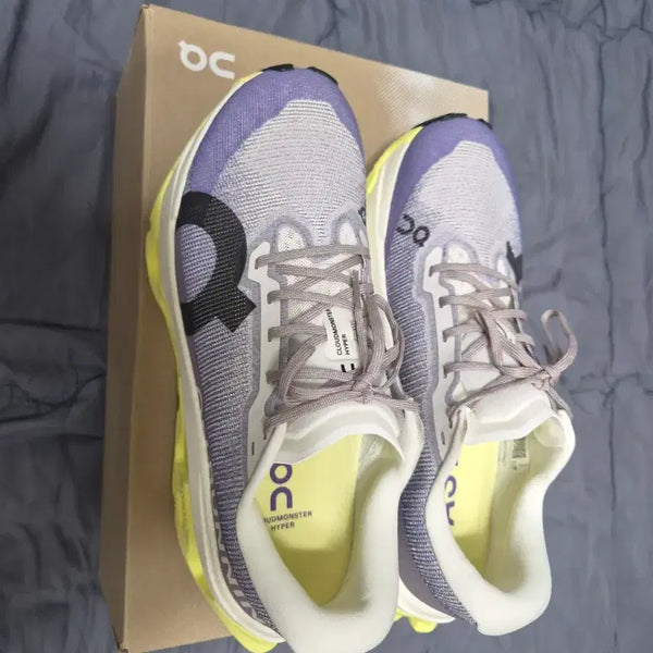 [BUNJANG] On Running Cloudmonster 3 Hyper Lavender Yellow / 온러닝 클라우드몬스터3 하이퍼 255