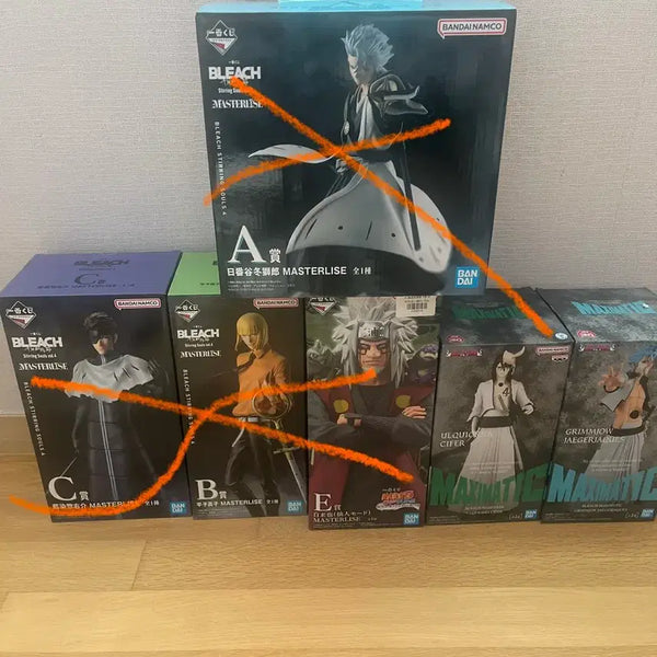 [BUNJANG] Bleach Ulquiorra & Grimmjow Figure Bundle / (택포)블리치 우르키오라,그림죠 피규어