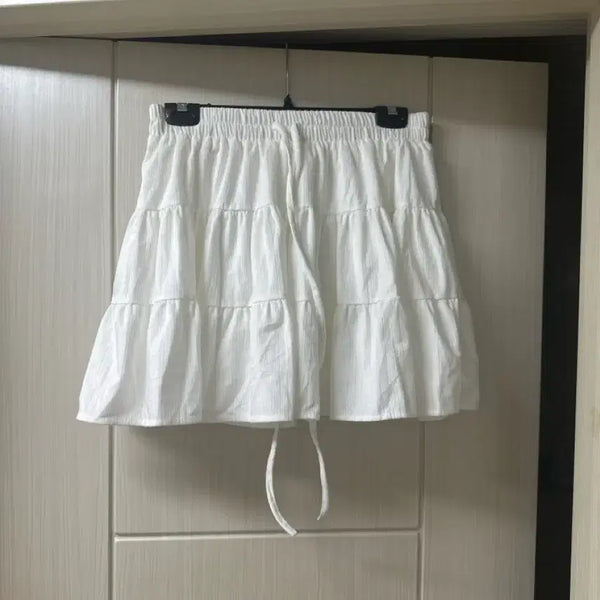 [BUNJANG] White Tiered Mini Skirt / (새상품) 화이트 캉캉 스커트