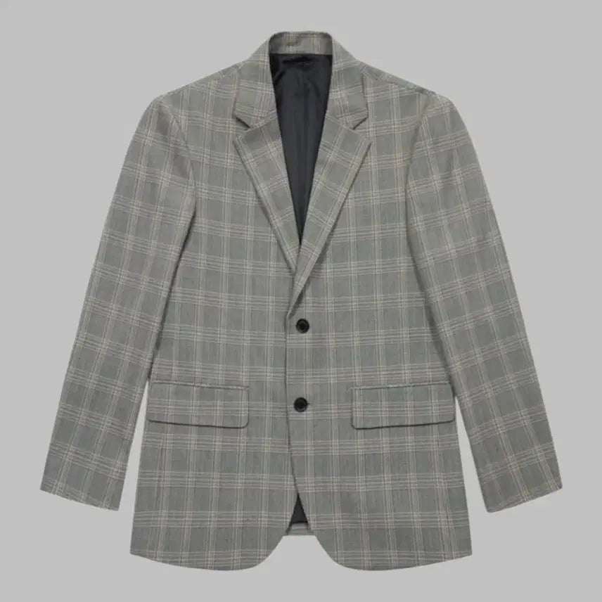 [BUNJANG] Check Pattern Blazer (Size 90) / 체크 패턴 자켓 가을용~ (90사이즈)