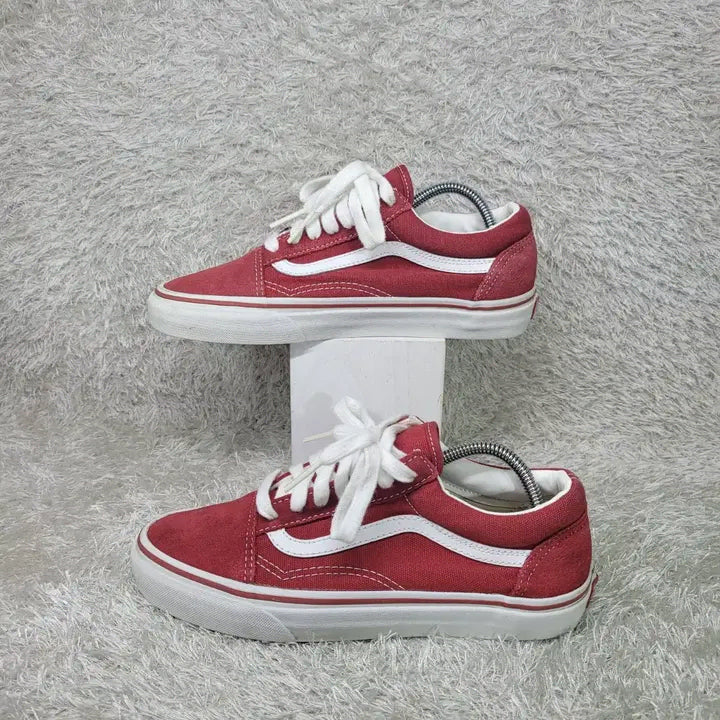 [BUNJANG] Vans Old Skool Red Sneakers / 235 반스 올드스쿨 레드 스니커즈