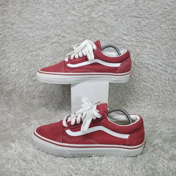 [BUNJANG] Vans Old Skool Red Sneakers / 235 반스 올드스쿨 레드 스니커즈