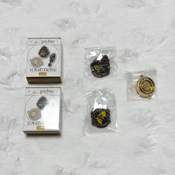 [BUNJANG] Harry Potter Emblem Pins Collection 3 Types Bundle Set / (일괄 가격) 해리포터 엠블럼 핀즈 컬렉션 3종 일괄 가격