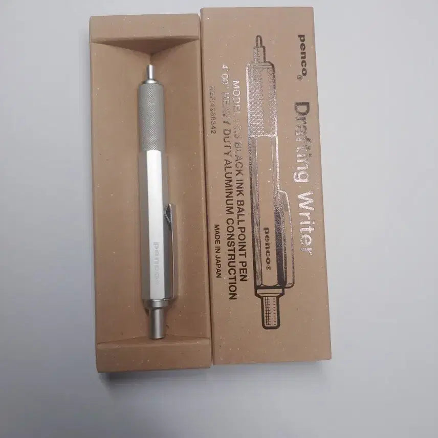 [BUNJANG] Penco Drafting Writer Ballpoint Pen - Silver / 펜코 Drafting Writer 볼펜 실버