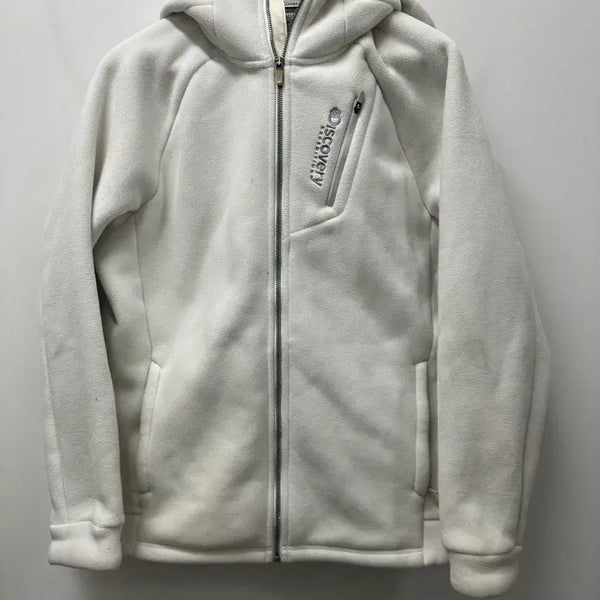 [BUNJANG] Discovery Fleece Zip-Up White 105 / {만원빈티지 최저가}디스커버리 후리스 집업 화이트 105