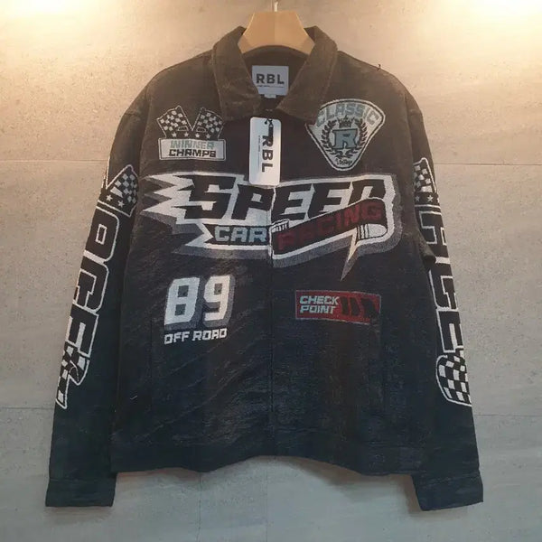 [BUNJANG] RBL Racing Motif Jacket / RBL 레이싱 모티브 자켓. 미착.