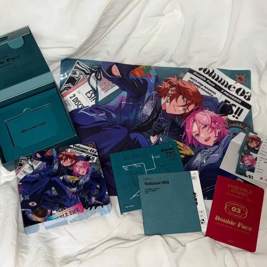 [BUNJANG] Ensemble Stars!! Double Face Trick Album First Press Bundle Set (Madara, Kohaku) / (포스터O) 앙스타 더블페이스 트립 앨범 초회판 양도 마다라, 코하쿠