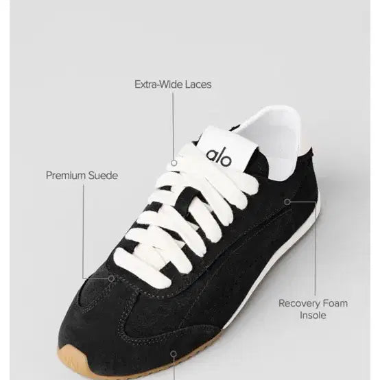 [BUNJANG] ALO Sunset Sneakers (Black) / ALO 알로 선셋 스니커즈 (블랙)