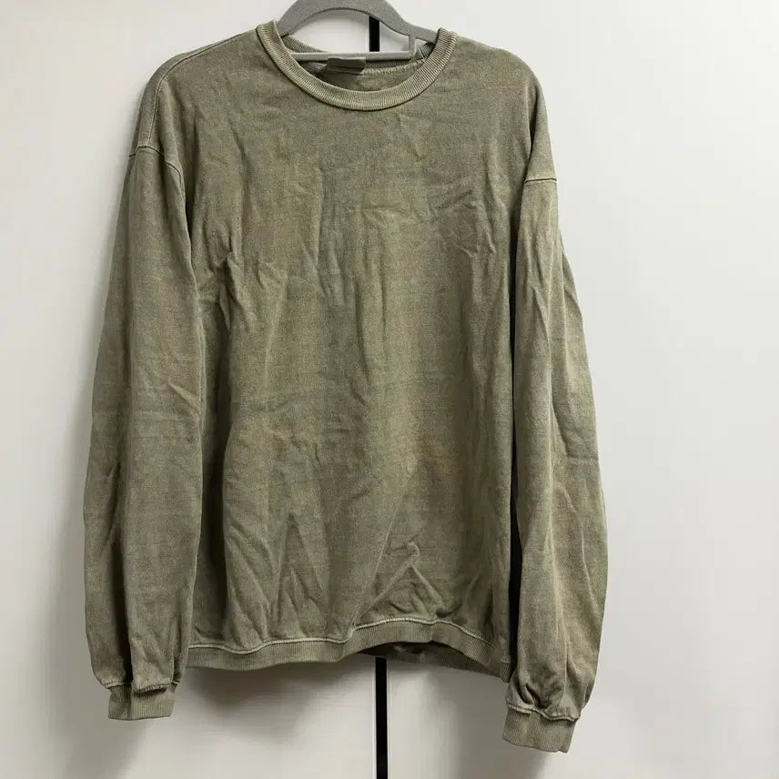 [BUNJANG] HOOVES Round Khaki Knit M / 후브스(hooves) 라운드 카키 니트 M