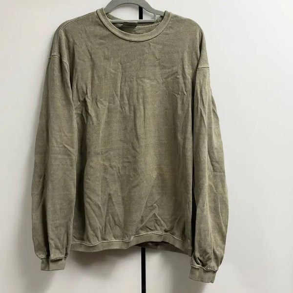 [BUNJANG] HOOVES Round Khaki Knit M / 후브스(hooves) 라운드 카키 니트 M