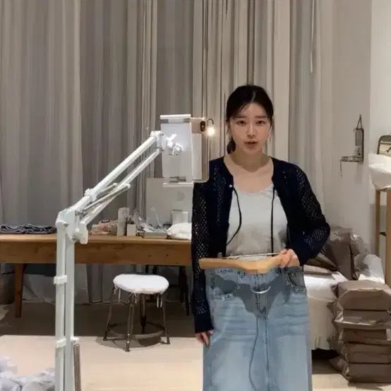 [BUNJANG] In The Buzz Denim Skirt / 인더바즈 청치마
