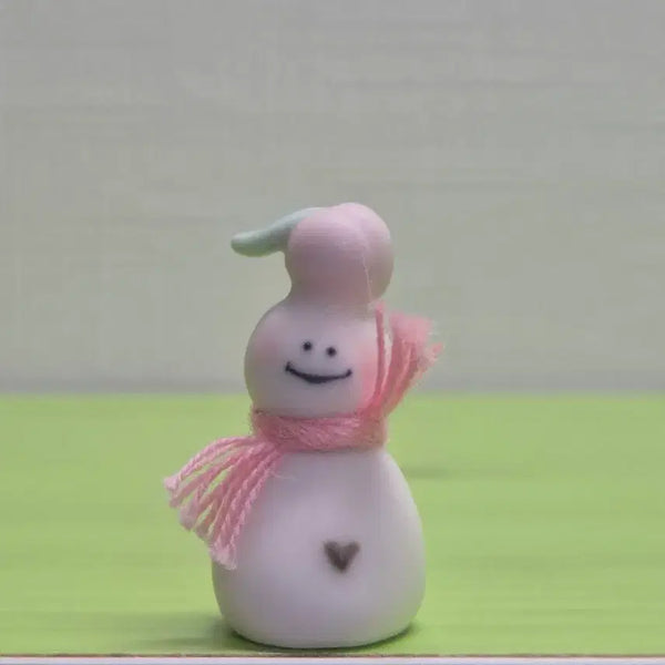 [BUNJANG] May's Bell Snowman Ceramic Figurine / 오월의 방울 눈사람 도자기 피규어 인형