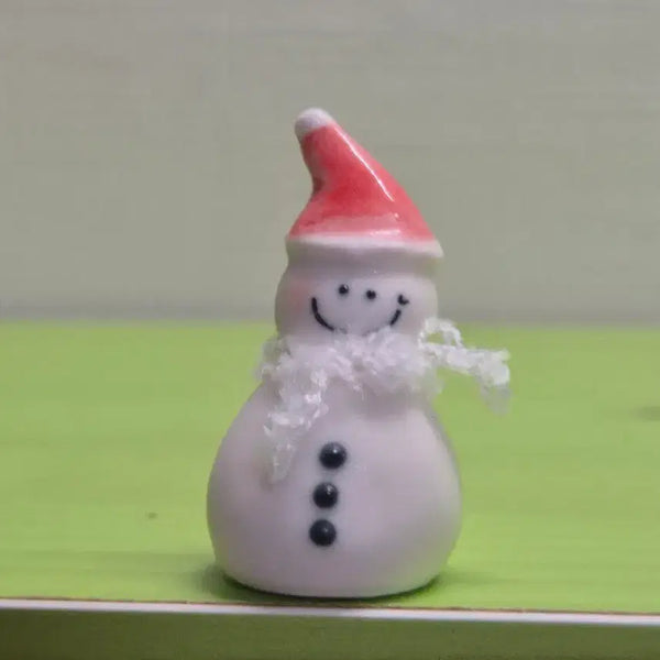 [BUNJANG] May's Bell Snowman Ceramic Figure / 오월의 방울 눈사람 도자기 피규어 인형