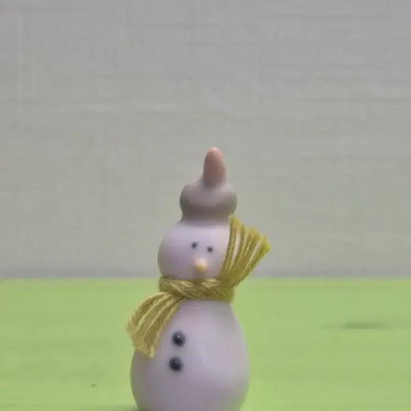 [BUNJANG] May's Droplets Snowman Ceramic Figure / 오월의 방울 눈사람 도자기 피규어 인형